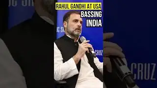 Rahul Gandi at USA tour criticizing India #rahulgandhi #usatour #newsupdate #india