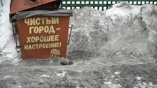 Umweltverschmutzung: Schwarzer Schnee in russischem Kohlerevier