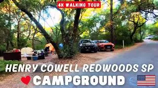 Exploring Henry Cowell Redwoods SP Campground in Felton California