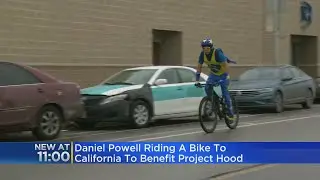 Daniel Powell Riding A Bike To California To Benefit Project HOOD
