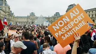 French protesters want 'freedom' amid President Macron's vaccine push