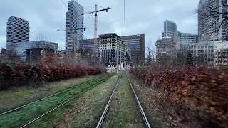 🔁 POV Avenio Tram Round Trip to Scheveningen | 4k 60fps | The Hague Netherlands Holland | Line 9