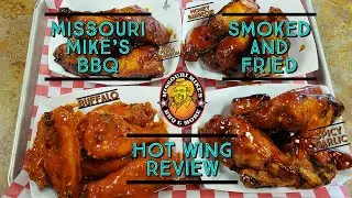 Missouri Mike's BBQ Hot wing review! 4 flavors of hot wings in one review!