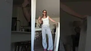 My Go-To Outfit with Striped Pants That Elongate My Legs | OOTD