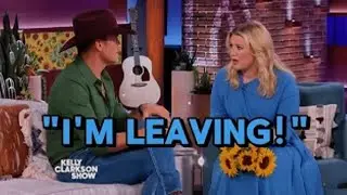 Tim McGraw Storms Off Kelly Clarkson's Show After Heated Clash.