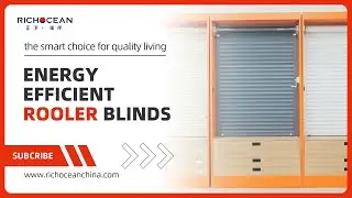 Custom-designed high-quality aluminum alloy heat-insulated electric adjustable roller shutter window