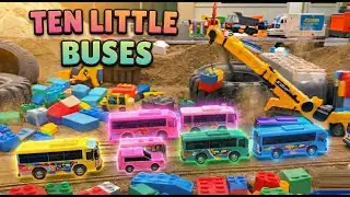 Ten Little Buses - From Wheels On The Bus | 2026 Nursery Rhymes for Baby joy 7