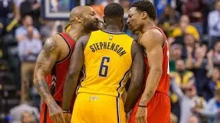 NBA FIGHT! Pacers vs. Raptors