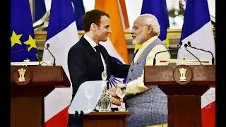 PM Shri Narendra Modi & French President Emmanuel Macron at a Joint Press Statement