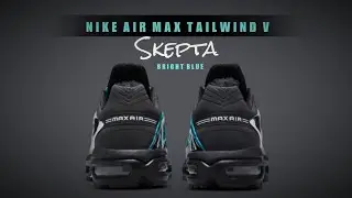 BRIGHT BLUE 2021 SKEPTA x Nike Air Max Tailwind 5 DETAILED LOOK + RELEASE DATE