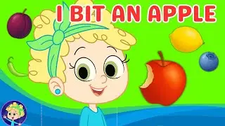 I Bit an Apple 🍎 | Silly & Fun Fruit Tasting Song for Kids! #kidssongs