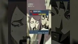 Kushina's Last Words 🥹❤️&zwj;🩹...