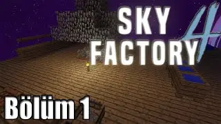 Minecraft | Skyfactory 4 : B&ouml;l&uuml;m 1 | Dirt, Petrified, Gravel, Bone ve  Clay Sapling