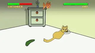 Cat vs Cucumber