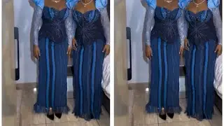 How to Cut & Sew an Aso Oke Pencil Skirt | Easy Sewing Tutorial	