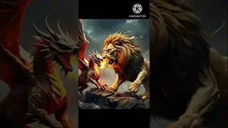 Lion vs dragon #monster #marvel #animalfusion