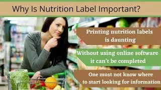 Print or Create Food Label| Nutrition Data Packaging| Print Nutrition Labels for Food