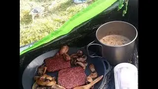Wild Camping And Cooking Uk Scottish Breakfast Shout Out for Southpaw Bushcraft