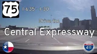 US Highway 75: I-635 to I-30 - Texas [Remastered] | Drive America's Highways 🚙