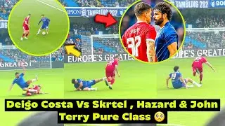 Diego Costa Chaos & Ryan Babel celebration | Hazard Magic & John Terry Pure Class ❤️ | Charity Match