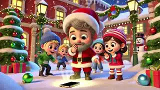 📱🎅 Santa Lost His Phone: A Holiday Mission to Save Christmas! 🎄❄️|Nursery Rhymes & Kids Songs