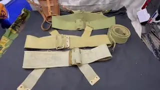 British Army WW1 1908 Pattern Belts & Binocular Case - The Militaria Shop
