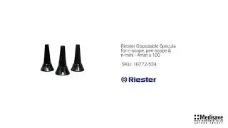 Riester Disposable Specula for ri scope pen scope ri mini 4mm x 100 10772 534
