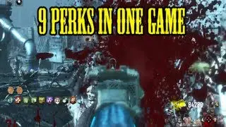 ''9 PERKS In One Game!'' Origins Zombies Live Gameplay! (Black Ops II Zombies)