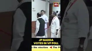 JP Nadda Votes In VP Poll | #jpnadda #vicepresidentialelection #vpelection #vicepresidentofindia