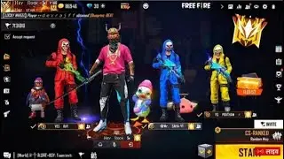 English Free Fire MAX  Hip Hop Red Criminal Adam #Abhishekgaming07 #Totolgaming #freefire stream
