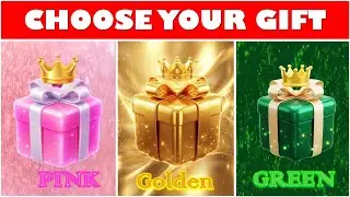 Choose Your Gift! 🎁 Pink, Gold or Green 💖⭐💚