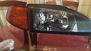 Honda Civic Eg 92-95 | headlights JDM Black and Ambers Corners