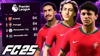 COLOQUEI as MAIORES PROMESSAS de PORTUGAL na 4&ordf; LIGA INGLESA!! FC25