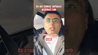 Do not make mistake of choosing software architect role(Reality check |viral suggestion |career tips
