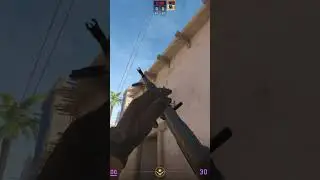 Smoke Jungle For Split Mid To A On Mirage In CS2 #cs2 #shorts