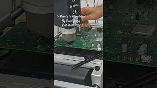 How to remove bga IC with bga Machine  #bgamachinetraining #ledtvrepairing