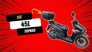 SEC 45L Plastic Top Box | Honda Click 125i