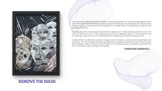REMOVE THE MASK &ndash; Emotional Fine Art Painting Process | Identity, Vulnerability & Self-Reflection