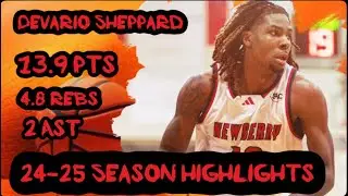 Devario Sheppard 2024-2025 Season Highlights
