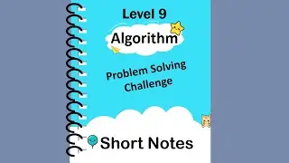 Algorithm Level 9 Explained Clearly 🔥 | Advanced Problem Solving #AlgorithmLevel9