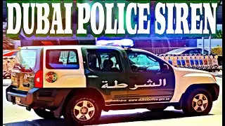Dubai Police Siren Sound Effect / United Arab Emirates Police Force Siren Sounds / Royalty Free