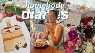 homebody diaries ˚⊱🪷⊰˚ | celebrating my birthday, smiski unboxing, new keycaps for my keyboard!