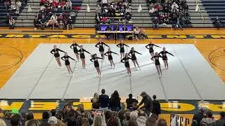 Mattawan Middle School Competitive Cheer at Portage Central - Blue Team - Round 2 - 1/8/22