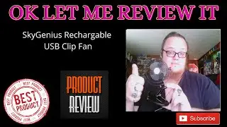 SkyGenius Rechargeable Fan Review