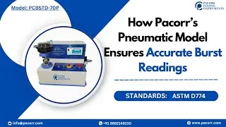 How Pacorr&rsquo;s Pneumatic Bursting Strength Tester  Model Ensures Accurate Burst Reading#pacorr #price