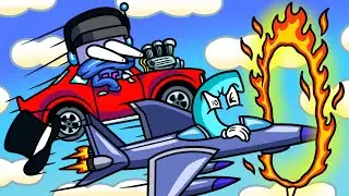 We Do Extreme Stunts in Cars and Jets and Lose Our Minds!