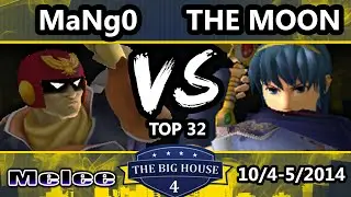 The Big House 4 - Mango (Captain Falcon) Vs. The Moon (Marth) - Winners Round 1 - SSBM