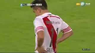 Saviola err&oacute; un gol incre&iacute;ble. Velez 0 - River 0 | Primera Divisi&oacute;n 2015 - Fecha 29