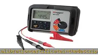 Megger MIT310-EN Digital/Analog Insulation Tester, 250/500/1000 V Test Voltage