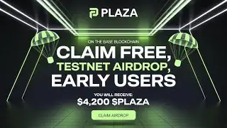 Plaza Testnet Airdrop Claim | Claim Free Plaza Finance Airdrop || $500 Earn  Free Claim ||boom offer